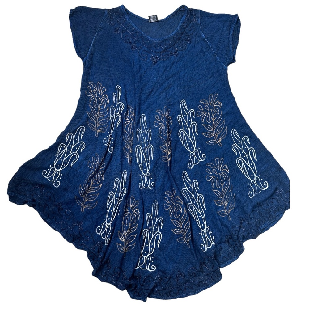 Fashion Force Women’s Boho Dress or Coverup, OSFM, NWT